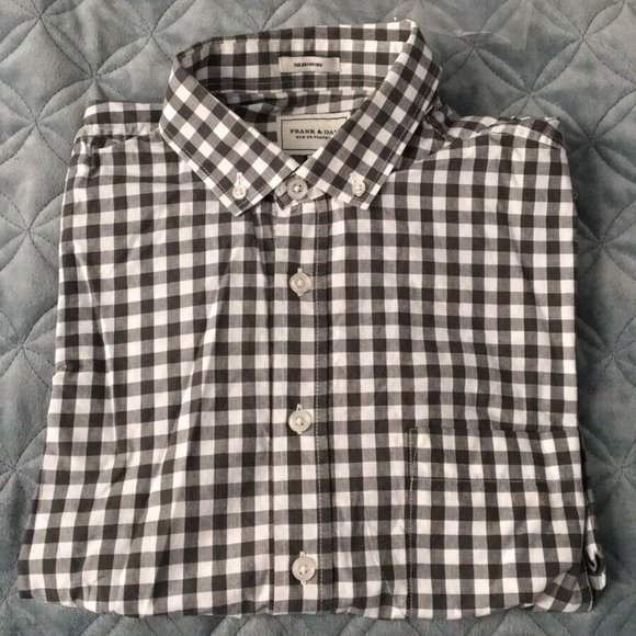 Frank & Oak Men's Checked Long Sleeved Button Down "The Branford", Size Small - Picture 2 of 4